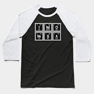 Indonesia Table of Elements Baseball T-Shirt